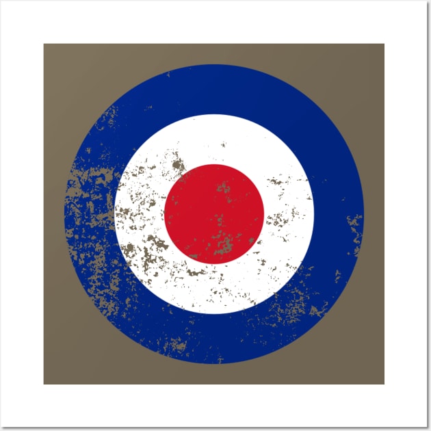 RAF Royal Air Force Roundel Insignia Wall Art by Distant War